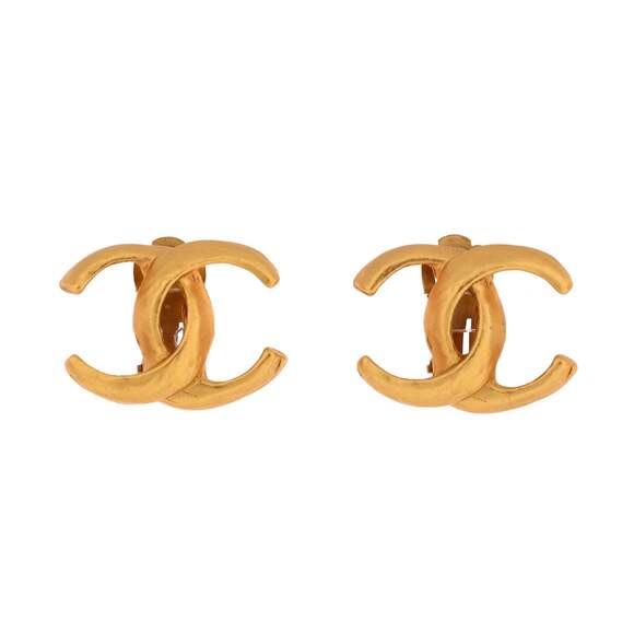 Chanel Vintage Cc Clip-On Earrings #206972C63B